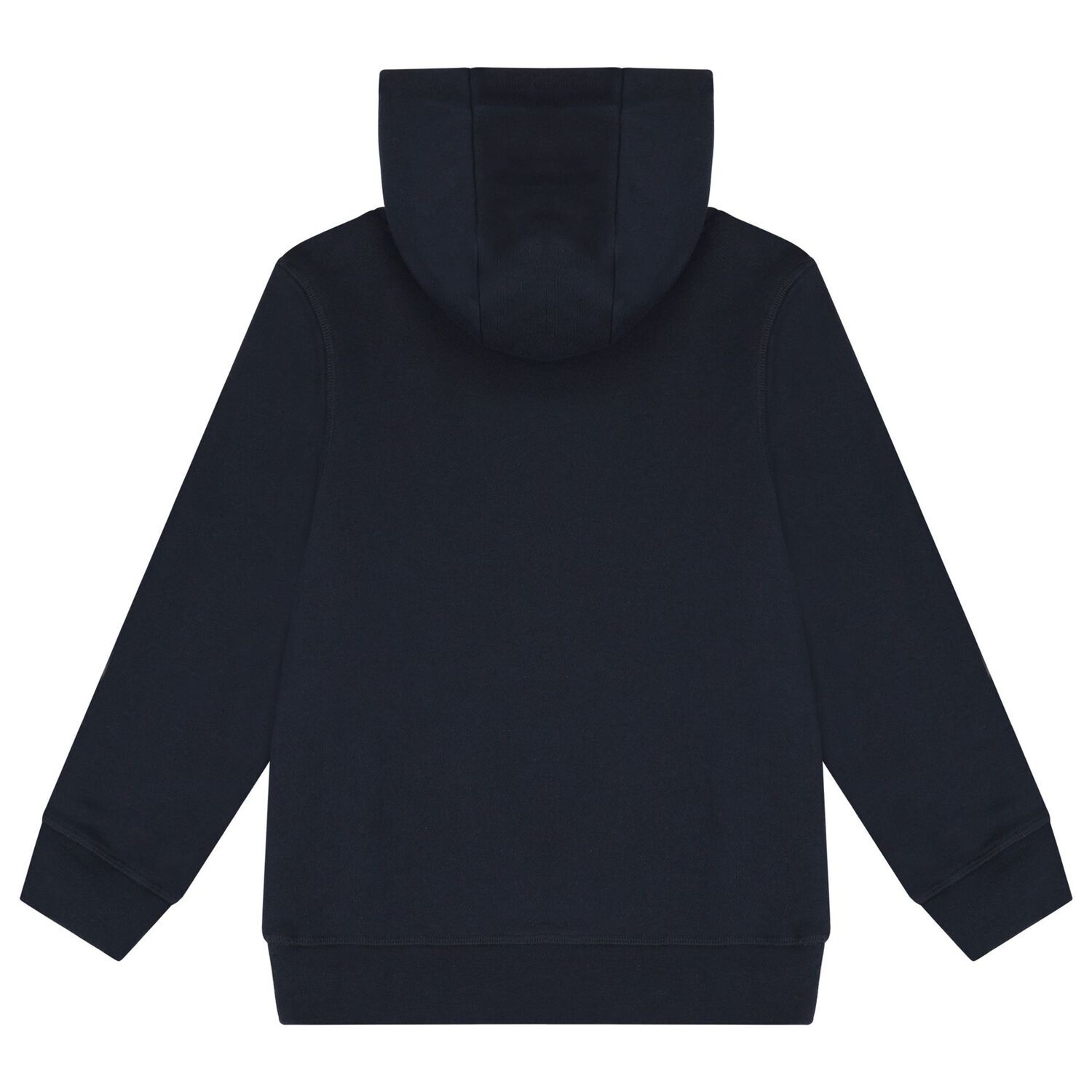 Boys Navy Blue Logo Hooded Top, 1, hi-res image number null