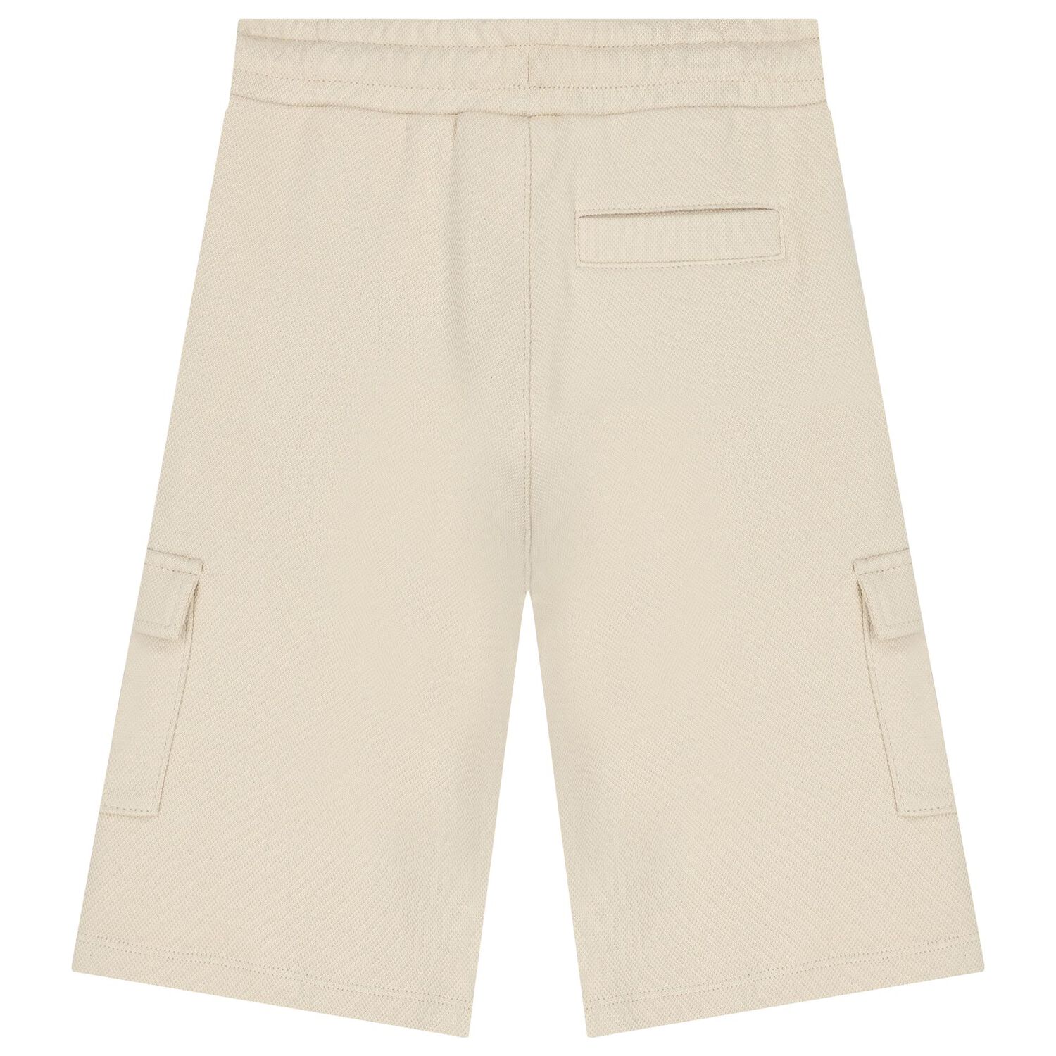 Boys Beige Logo Shorts, 1, hi-res image number null
