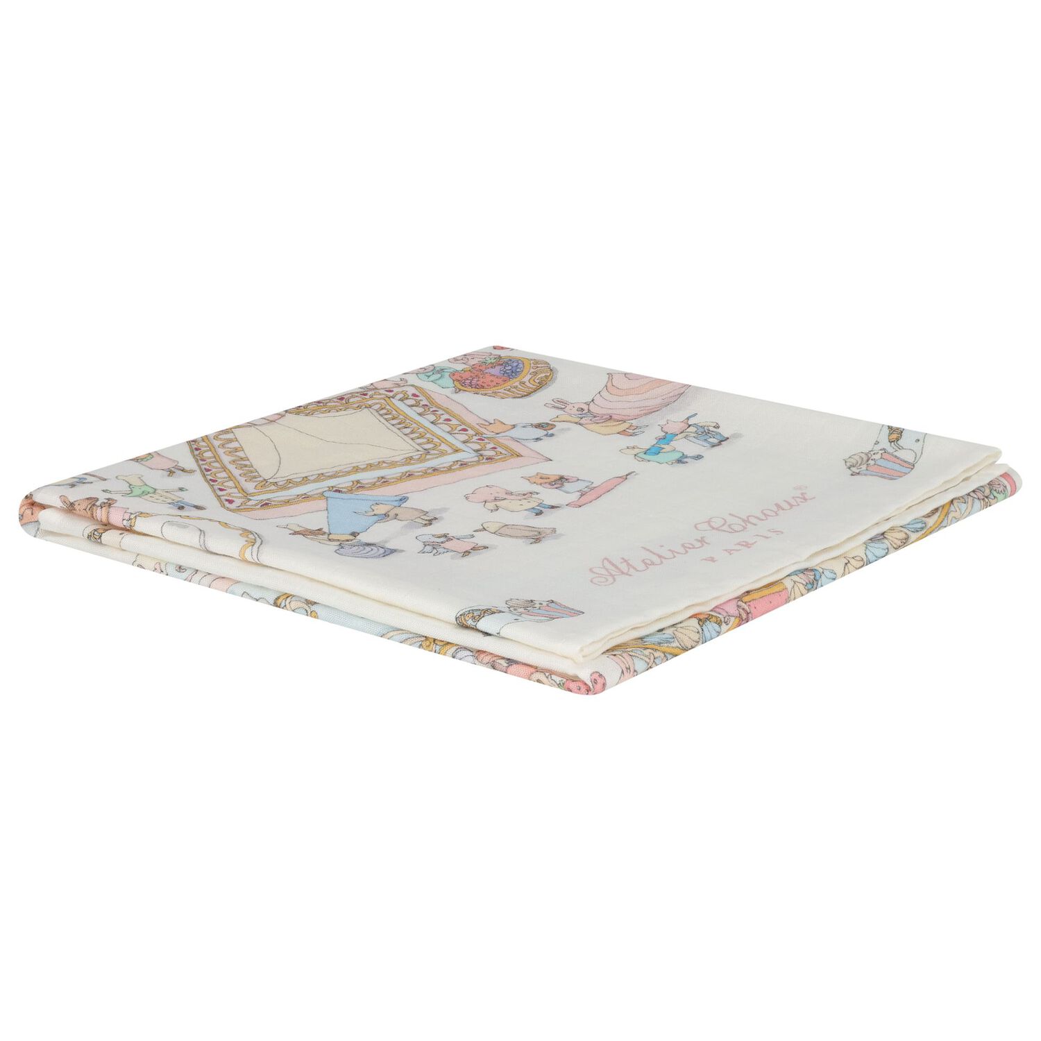 White Le Gateau Baby Carré Swaddle Blanket, 1, hi-res image number null