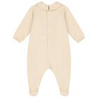 Beige Teddy Bear Logo Babygrow Gift Set, 2, hi-res