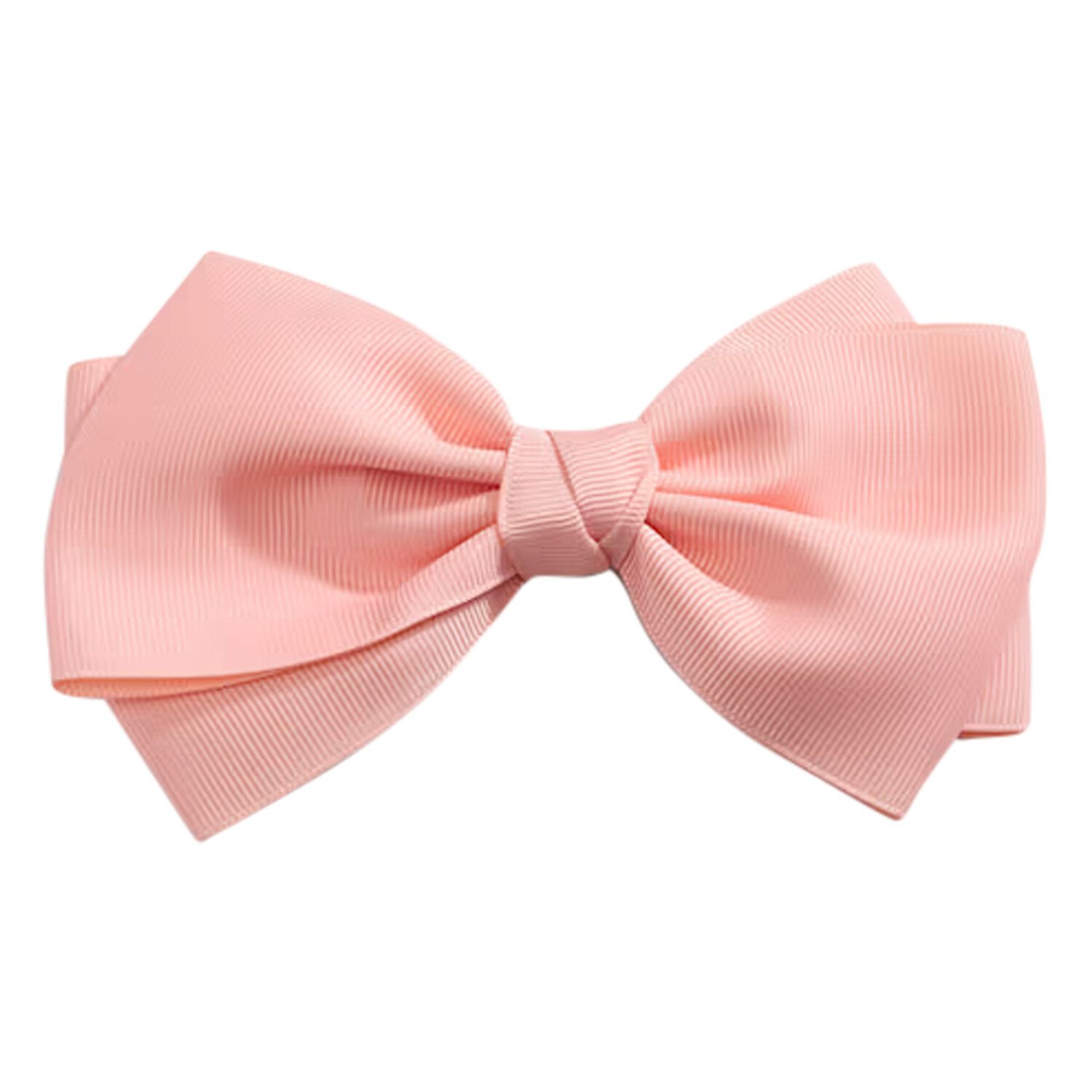 Girls Pink Bow Hairclip, 2, hi-res image number null