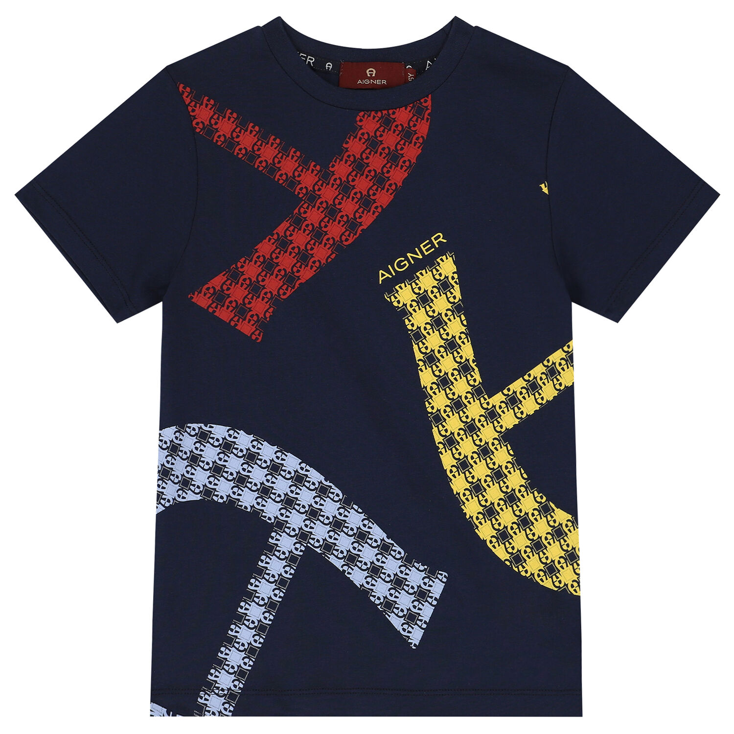 Boys Navy Logo T-Shirt, 1, hi-res