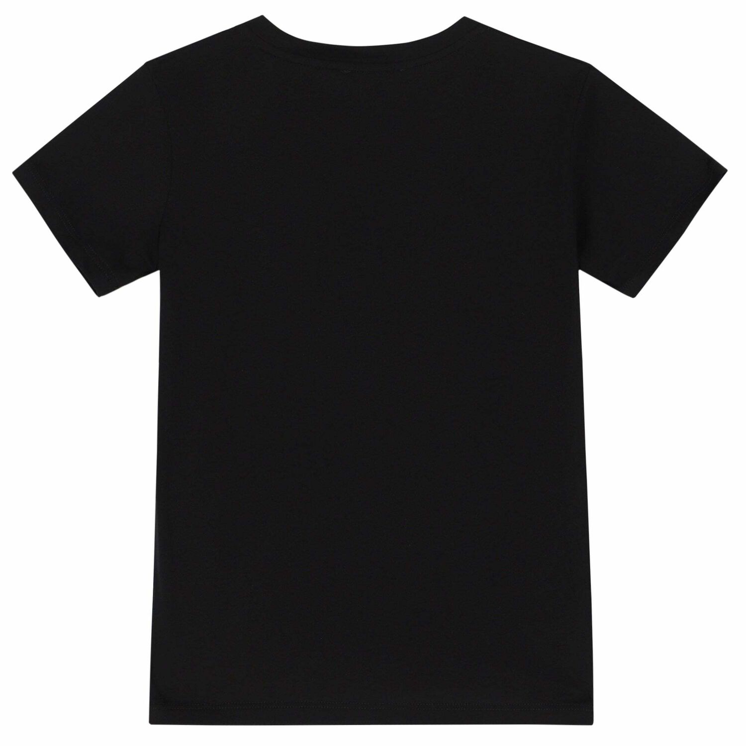 Boys Black Logo T-Shirt, 1, hi-res