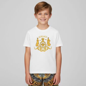 White Medusa Logo T-Shirt