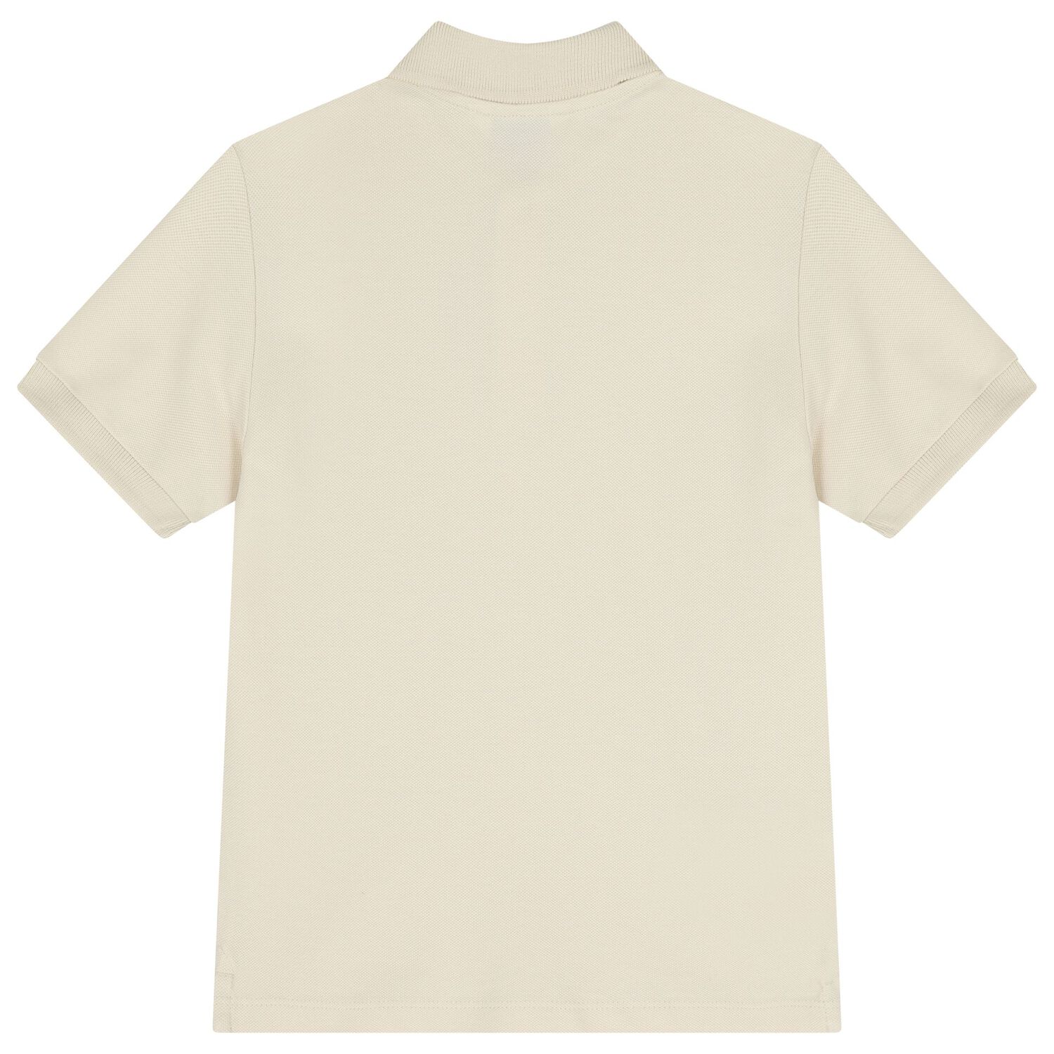 Boys Beige Logo Polo Shirt, 2, hi-res
