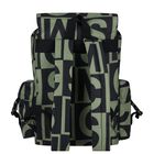 Boys Black & Green Logo Backpack, 1, hi-res