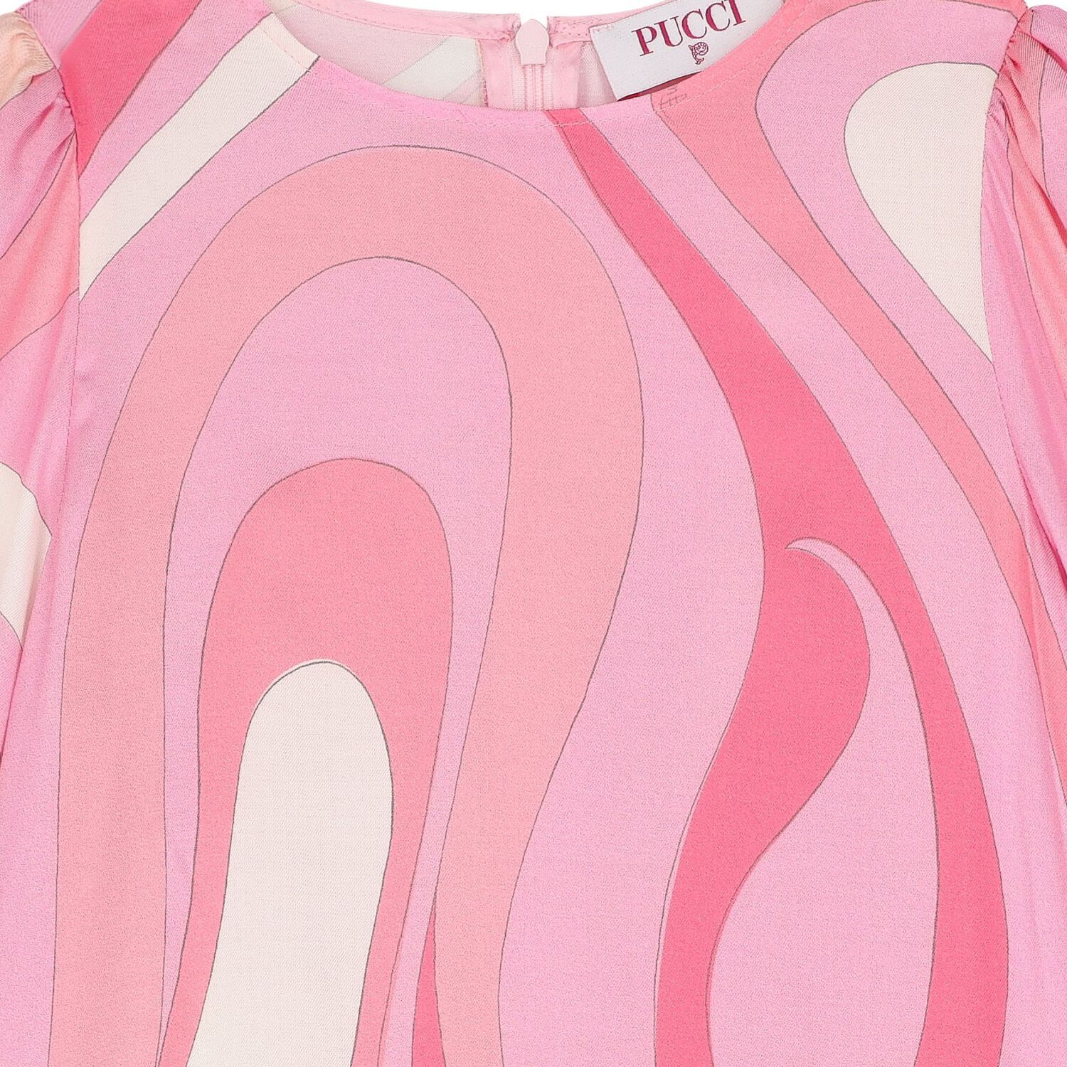 Girls Pink & Ivory Iride Dress, 1, hi-res