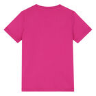 Girls Pink Logo T-Shirt, 3, hi-res
