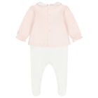 Baby Girls Pink Floral Babygrow Set, 1, hi-res