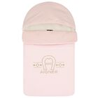 Baby Girls Pink & Gold Logo Nest, 3, hi-res