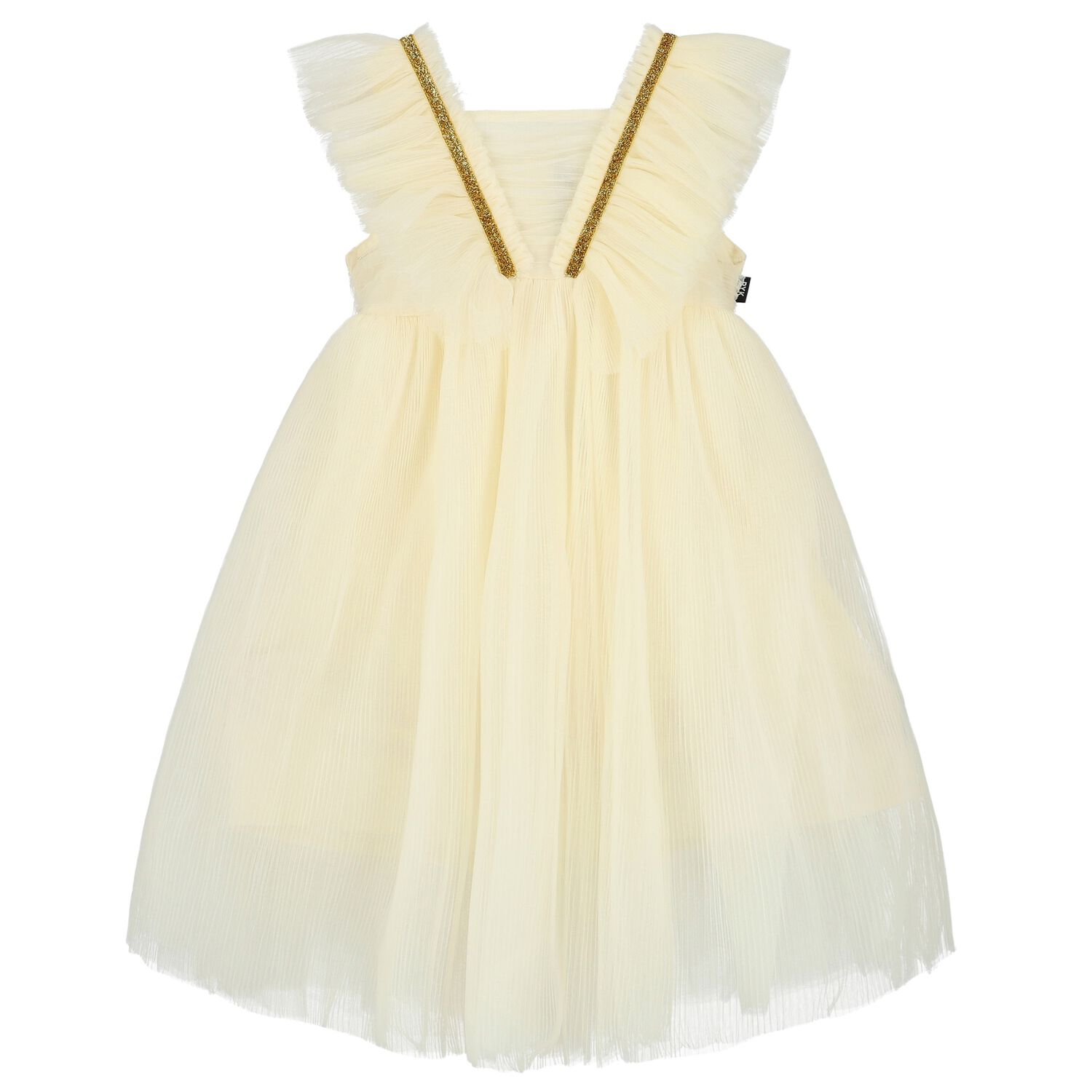 Girls Ivory Tulle Dress, 1, hi-res