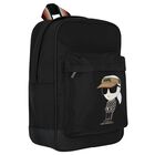 Boys Black Ikonik Backpack, 1, hi-res