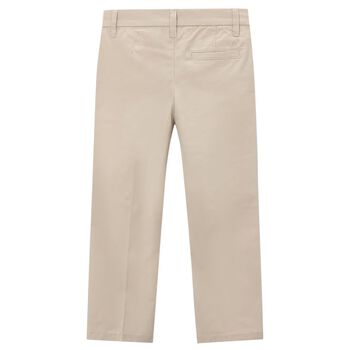Boys Beige Trousers