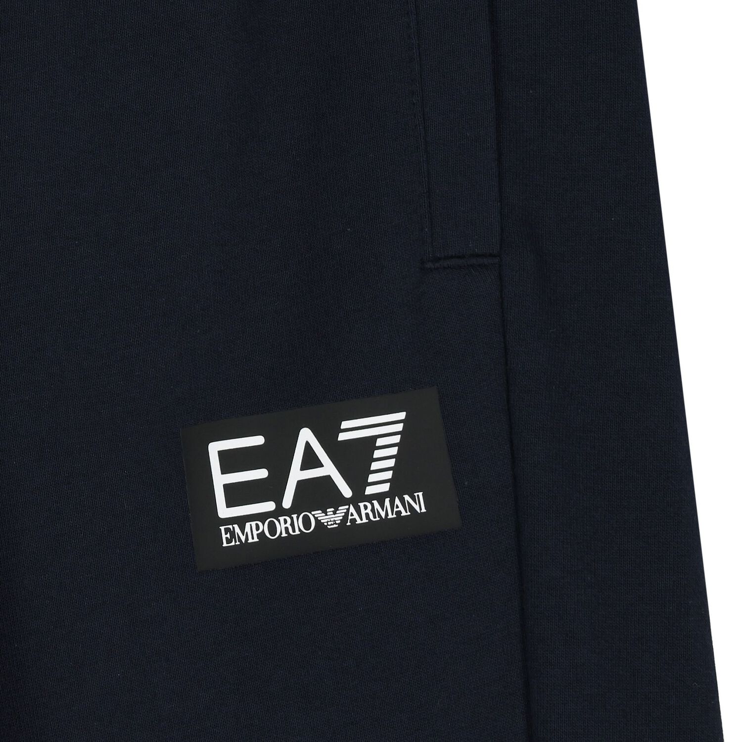 Boys Navy Blue Logo Joggers, 2, hi-res