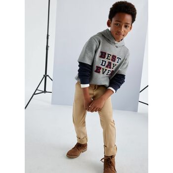 Boys Beige Trousers