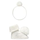 Baby Girls White Headband & Booties Gift Set, 1, hi-res