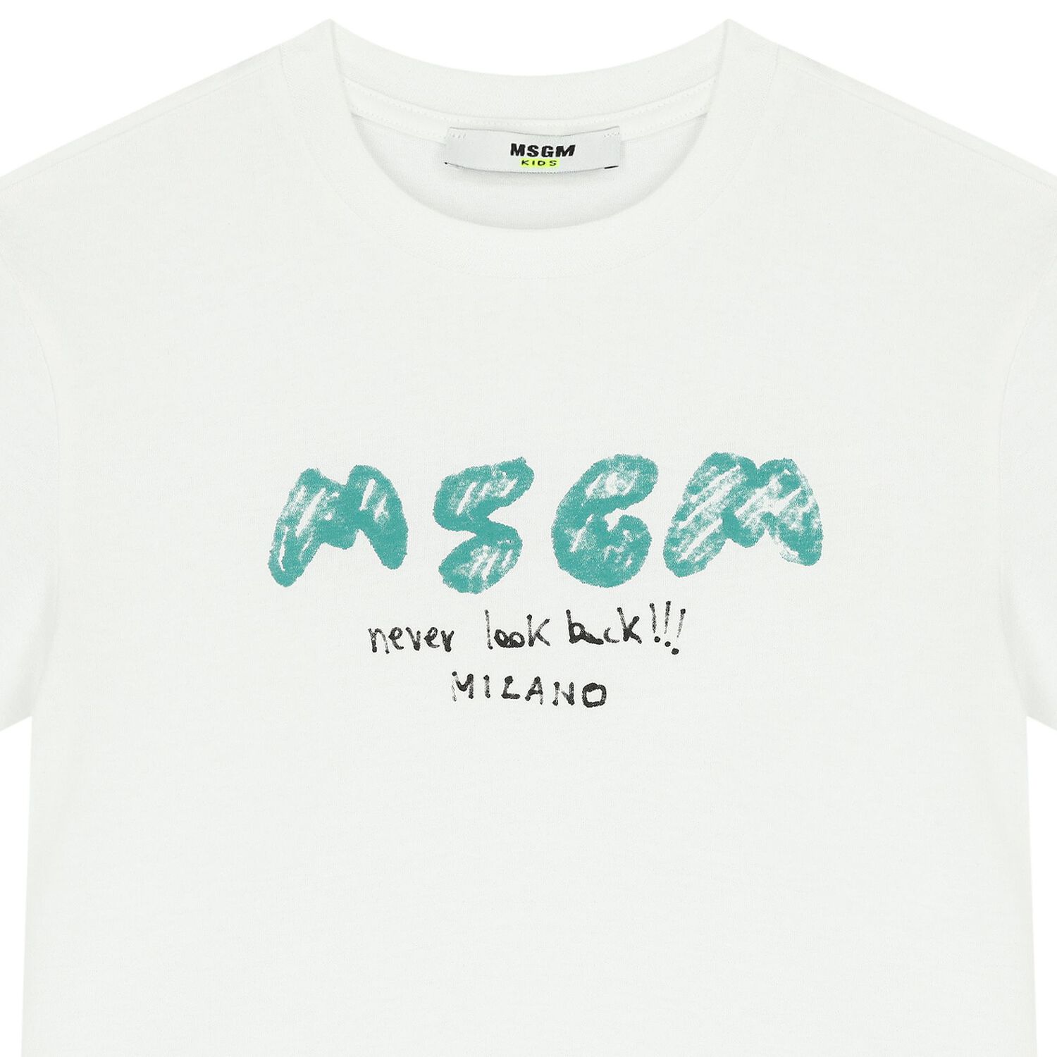 Boys White Logo T-Shirt, 1, hi-res