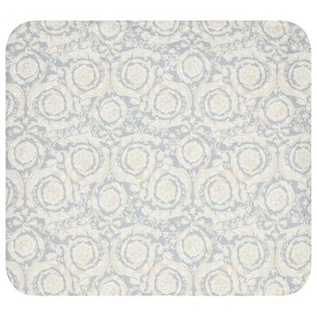Ivory & Grey Barocco Blanket