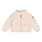 Younger Girls Pink Puffer Jacket, 1, hi-res