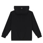 Girls Black Teddy Logo Hooded Top, 1, hi-res