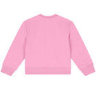 Younger Girls Pink Logo Tracksuit, 1, hi-res