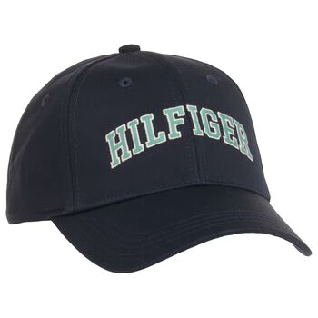 Boys Navy Blue Varsity Logo Cap