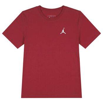 Boys Red Jordan Logo T-Shirt
