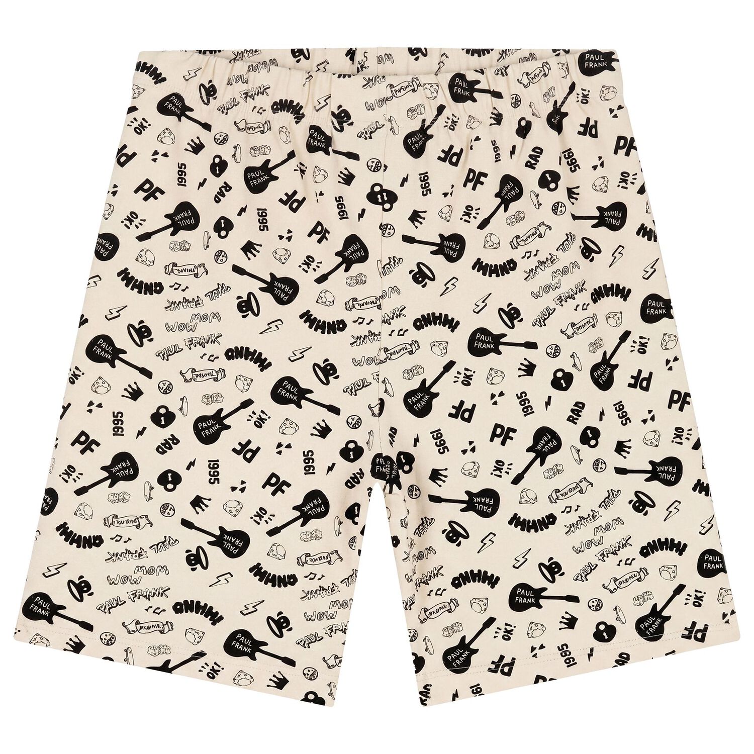 Boys Beige Paul Frank Shorts Set, 1, hi-res