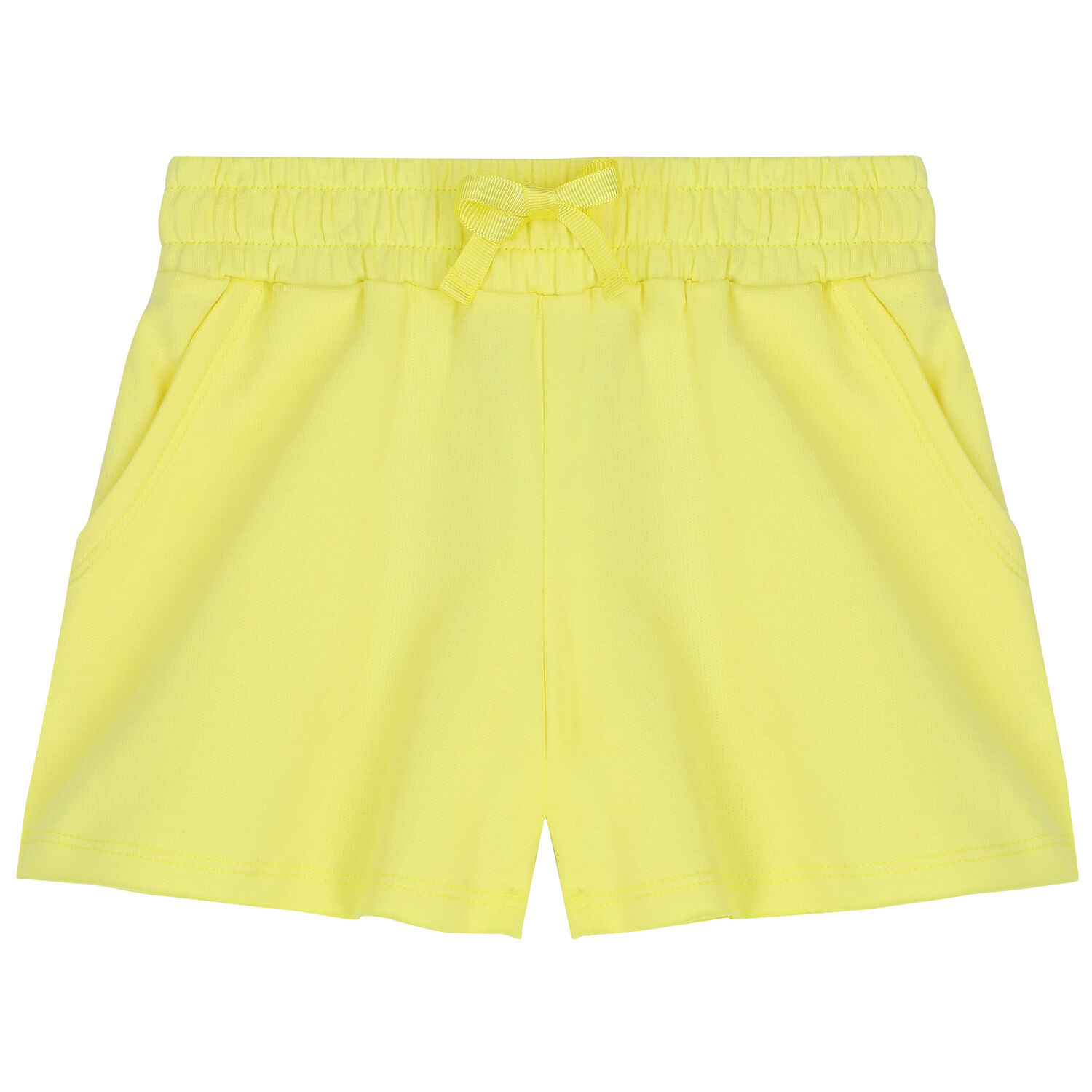 Girls Yellow Jersey Shorts, 1, hi-res image number null