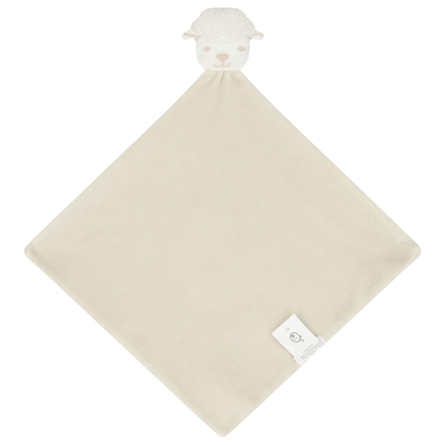 Beige Sheep Baby Doudou Comforter, 1, hi-res image number null