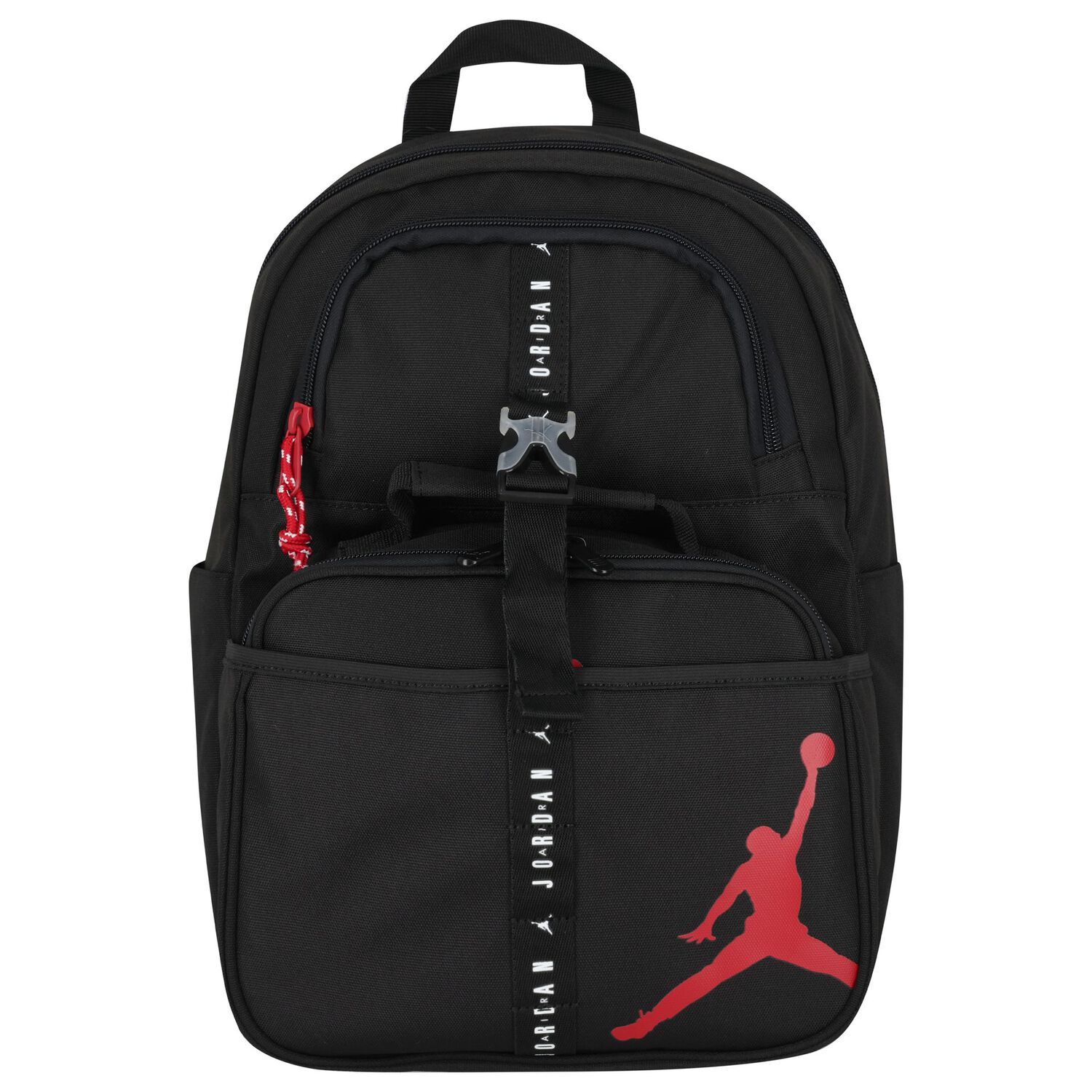 Black Jordan Logo Backpack, 1, hi-res