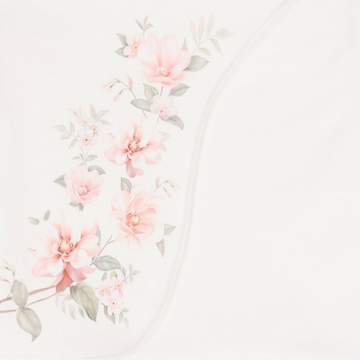 Baby Girls Ivory Floral Blanket Set, 1, hi-res image number null