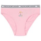 Girls White & Pink Bikini Brief ( 5-Pack ), 1, hi-res