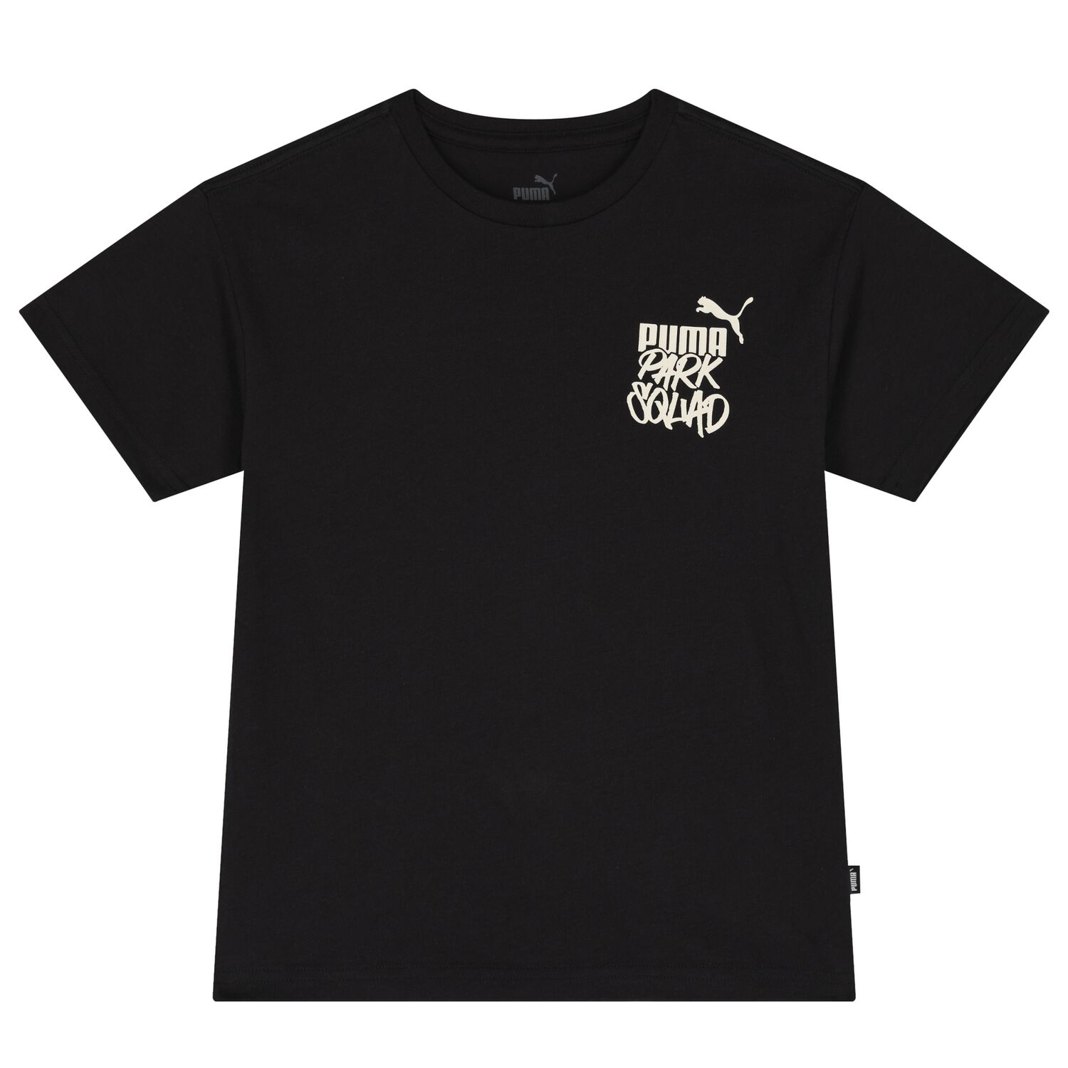 Boys Black Logo T-Shirt, 2, hi-res image number null
