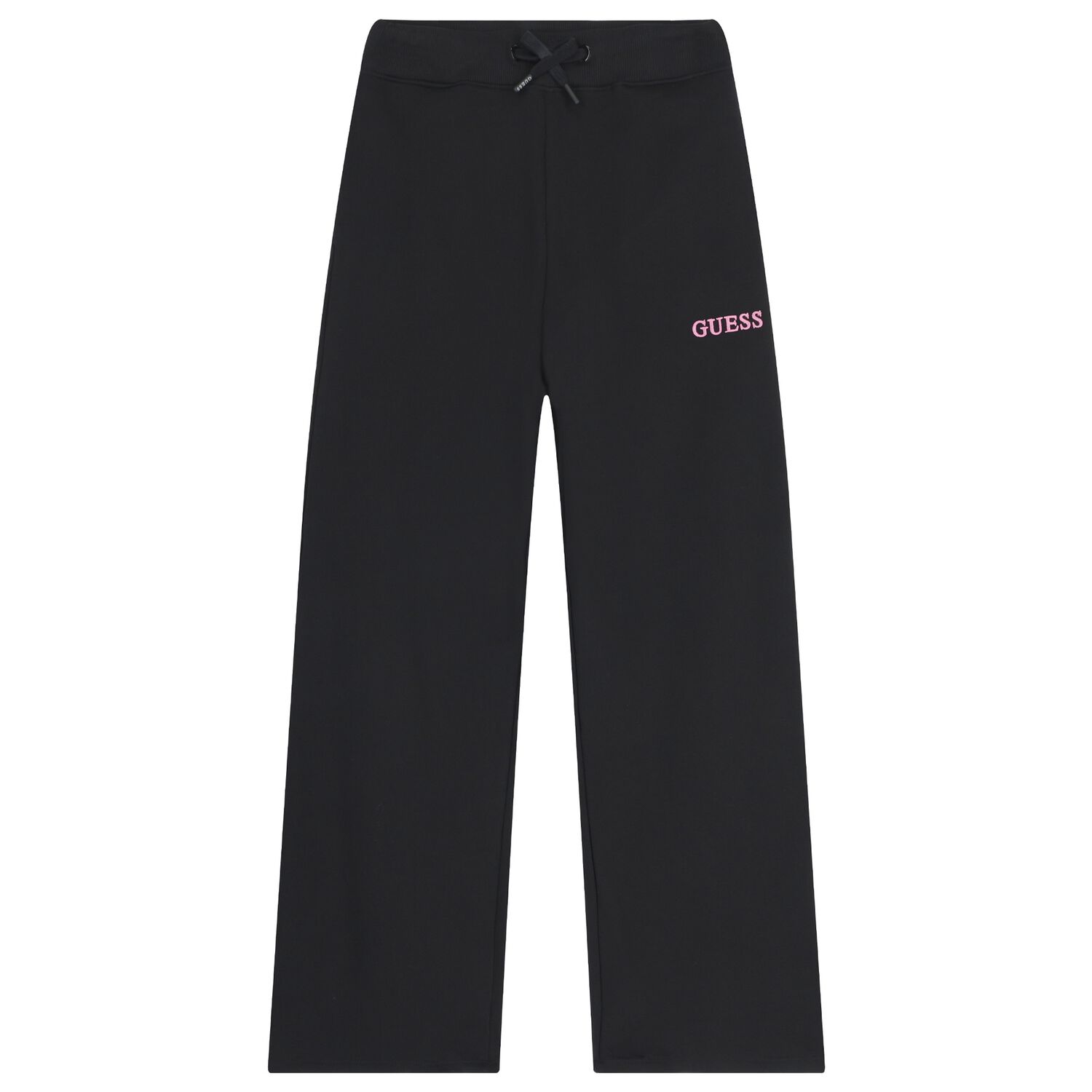 Girls Black Logo Joggers, 1, hi-res
