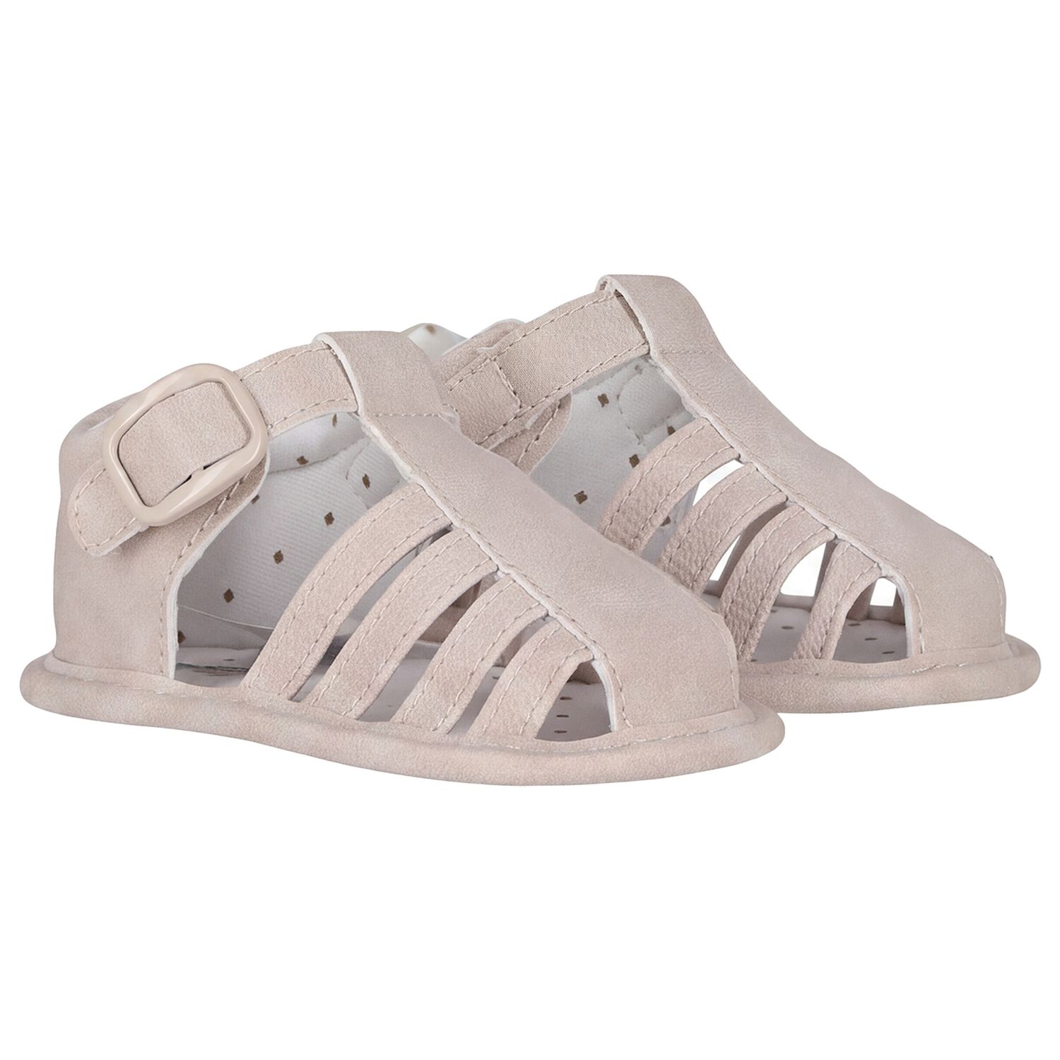 Baby Boys Beige Sandals , 2, hi-res