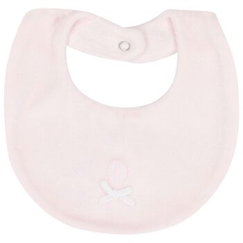 Baby Girls Pink Dots Bib