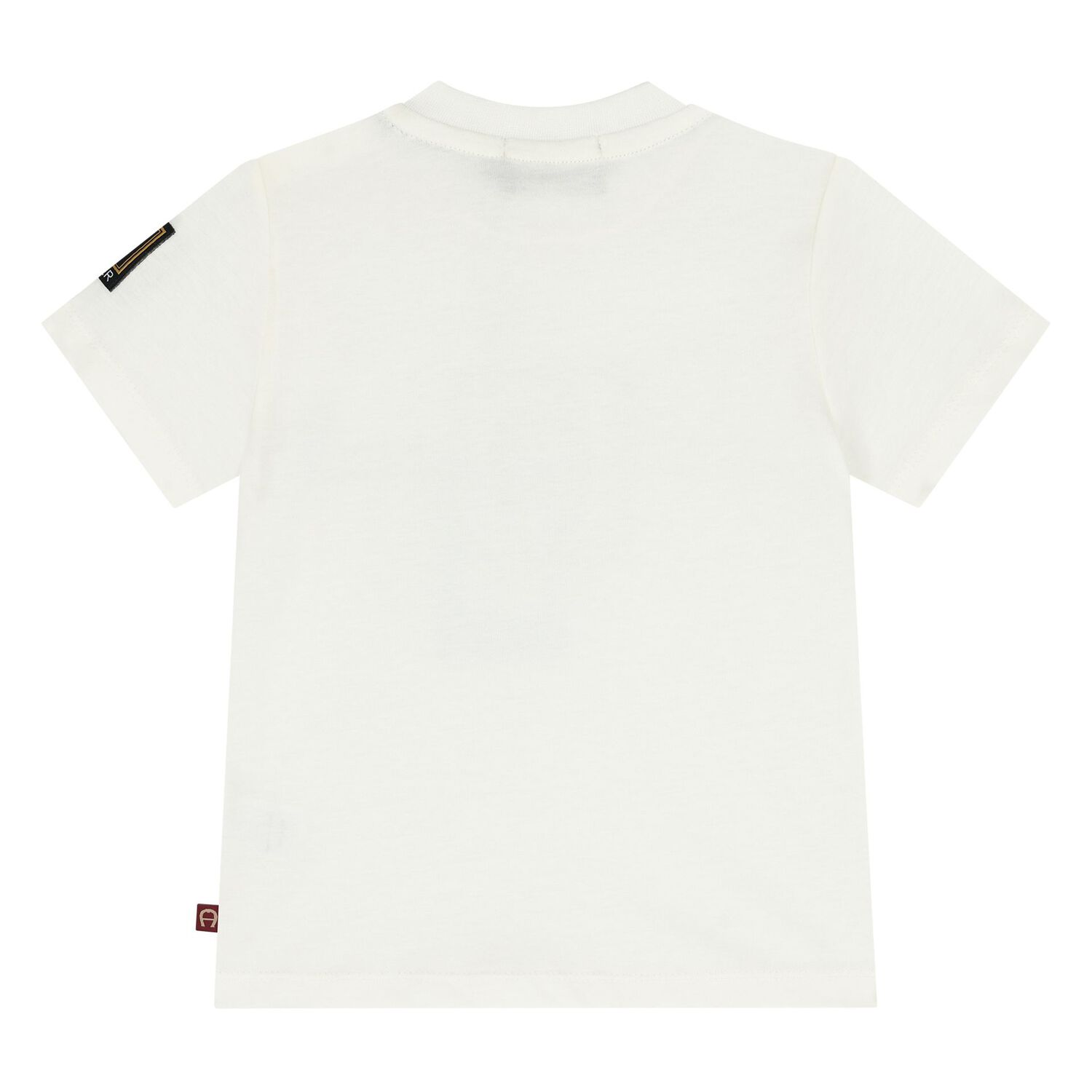 Younger Boys Ivory Logo T-Shirt, 1, hi-res