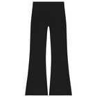 Girls Black Logo Leggings, 1, hi-res