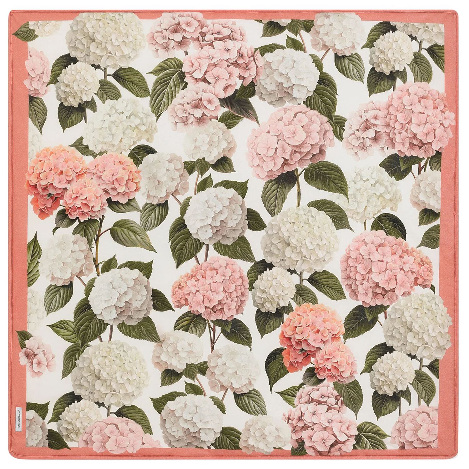 Baby Girls Pink & Ivory Logo Floral Blanket, 1, hi-res