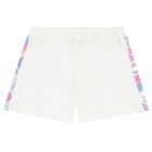 Girls Ivory Logo Fontane Shorts, 1, hi-res