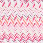 Girls White & Pink Zig Zag Swimsuit, 1, hi-res