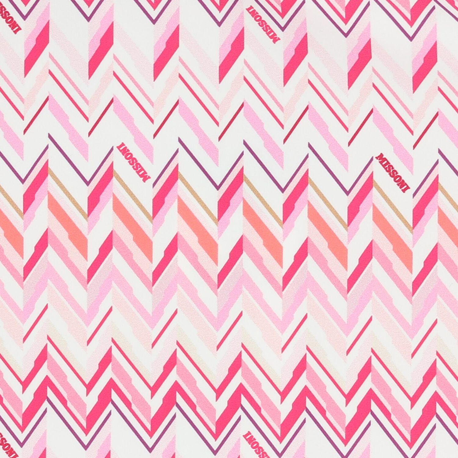 Girls White & Pink Zig Zag Swimsuit, 1, hi-res