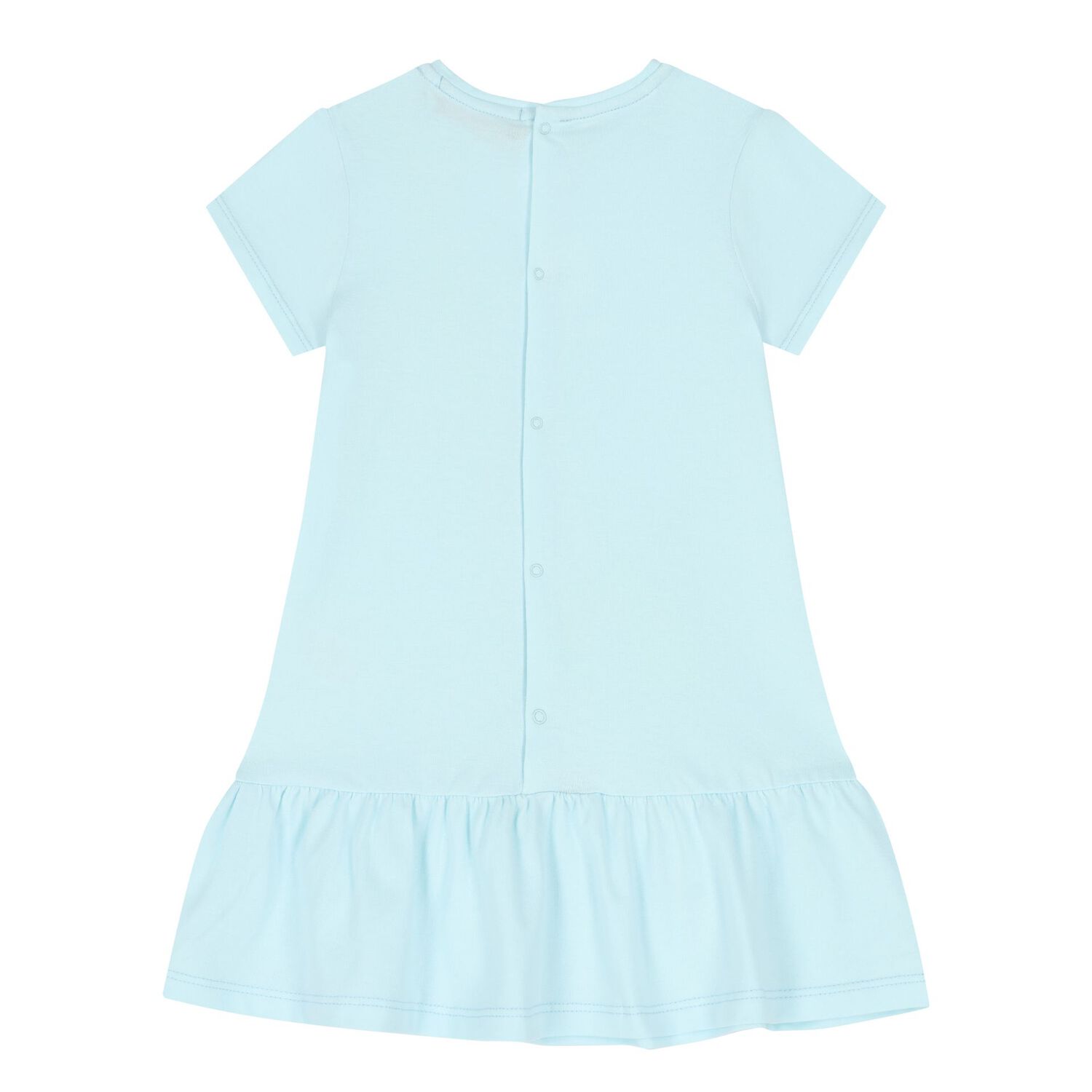 Younger Girls Aqua Bag Dress, 1, hi-res