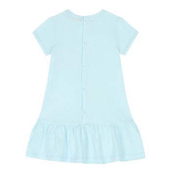 Younger Girls Aqua Bag Dress