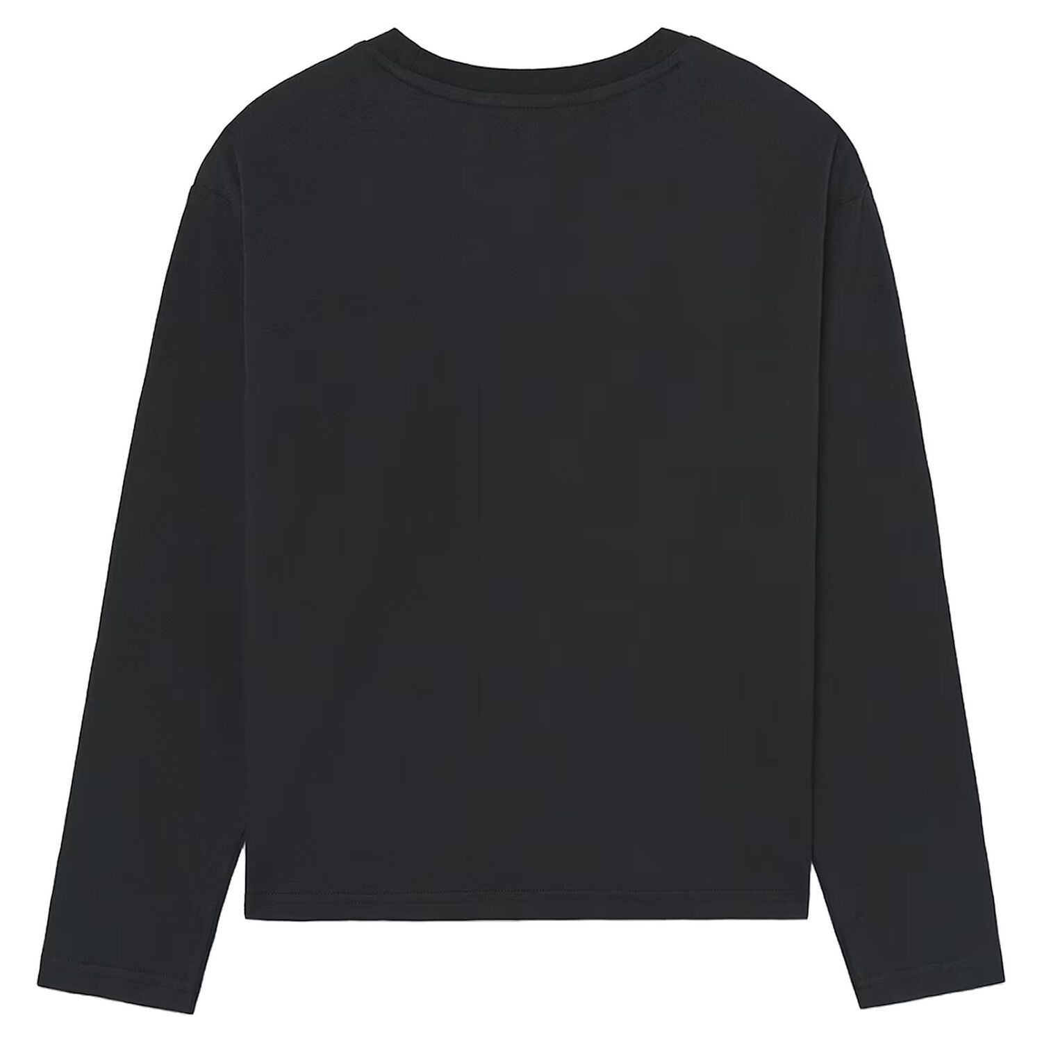 Boys Black Long Sleeve Top, 3, hi-res