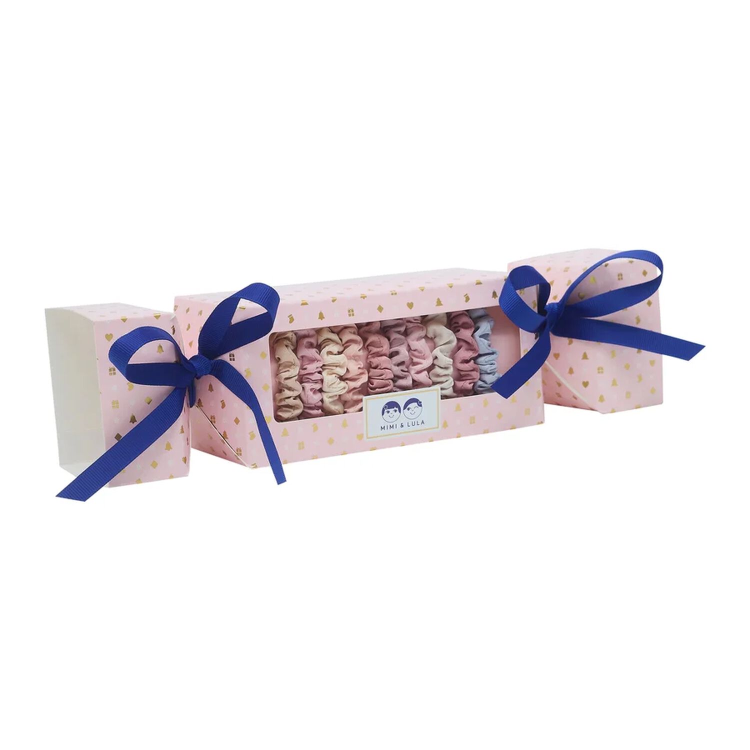 Girls Pink Scrunchie Christmas Cracker, 1, hi-res