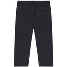 Younger Boys Navy Blue Trousers, 1, hi-res