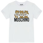 White Teddy Bear Logo T-Shirt, 3, hi-res