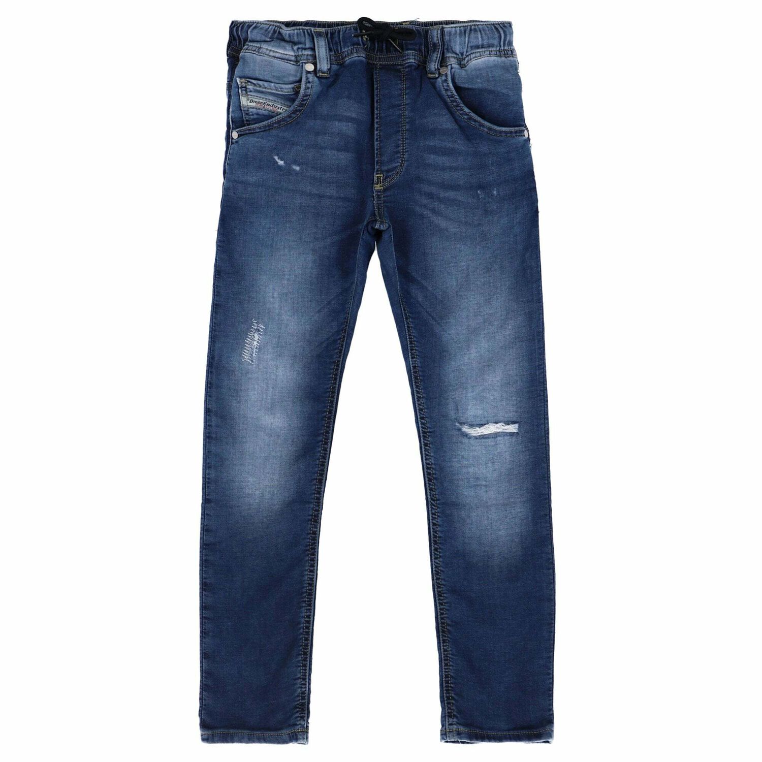Boys Blue Denim Pants, 1, hi-res